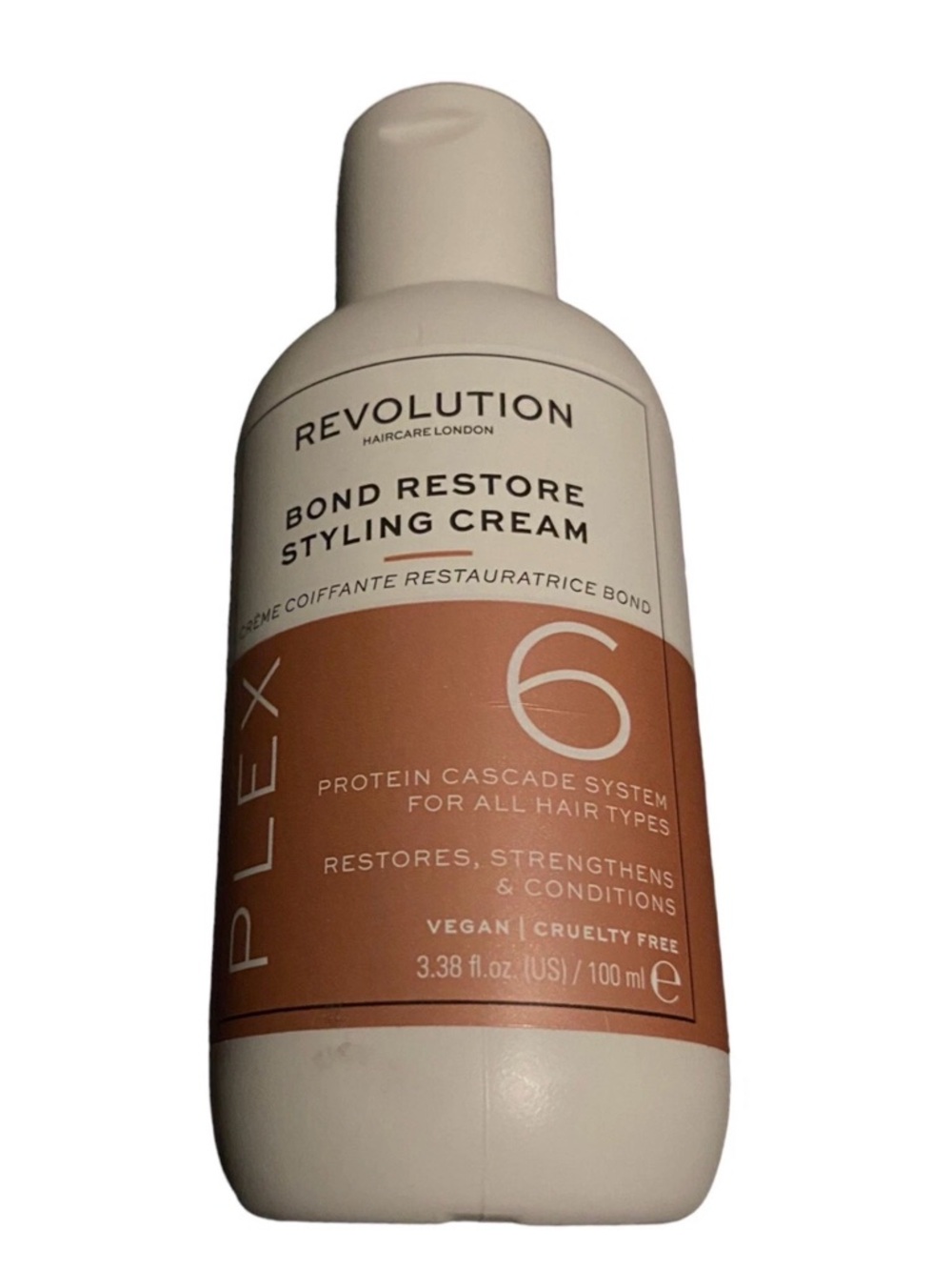 Revolution Bond Restore Styling Cream - White & Terracotta